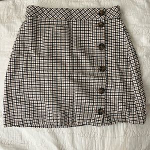 Plaid skirt